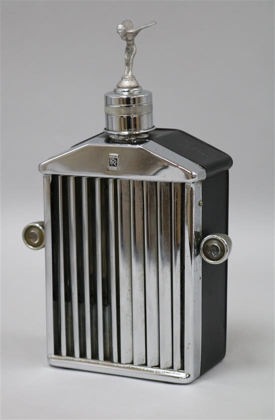 A Rolls Royce musical decanter H.25cm